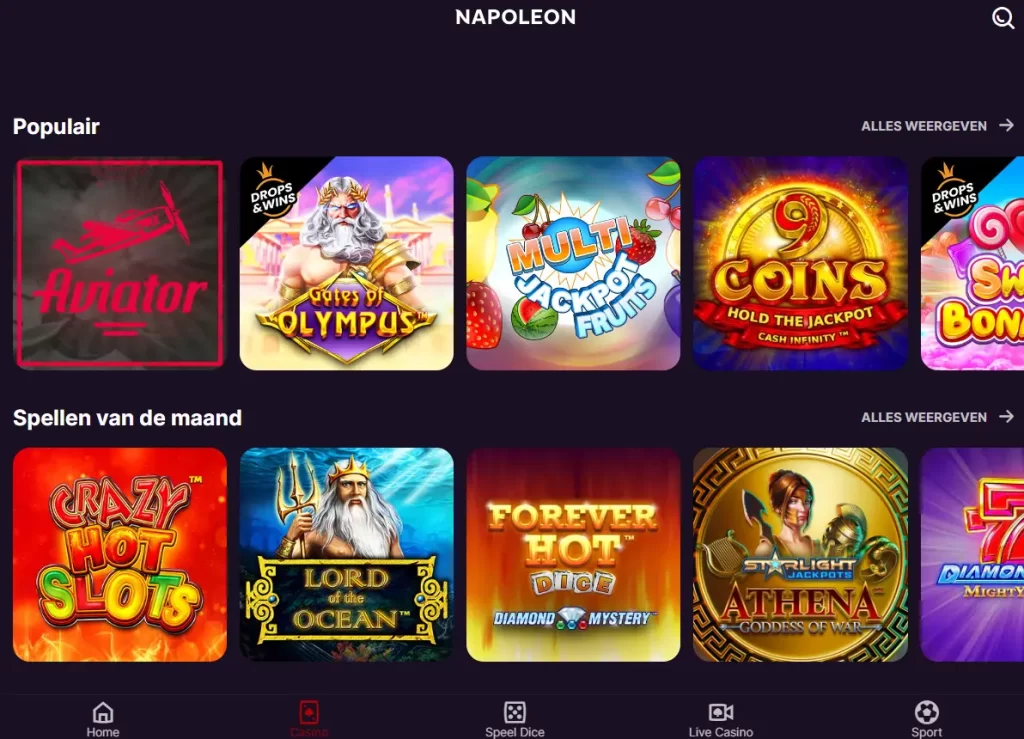 Napoleon Games spelen